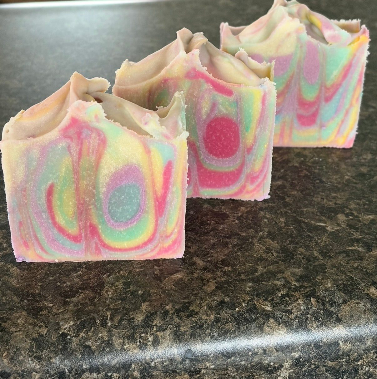 The Peacock Swirl Soap Bar