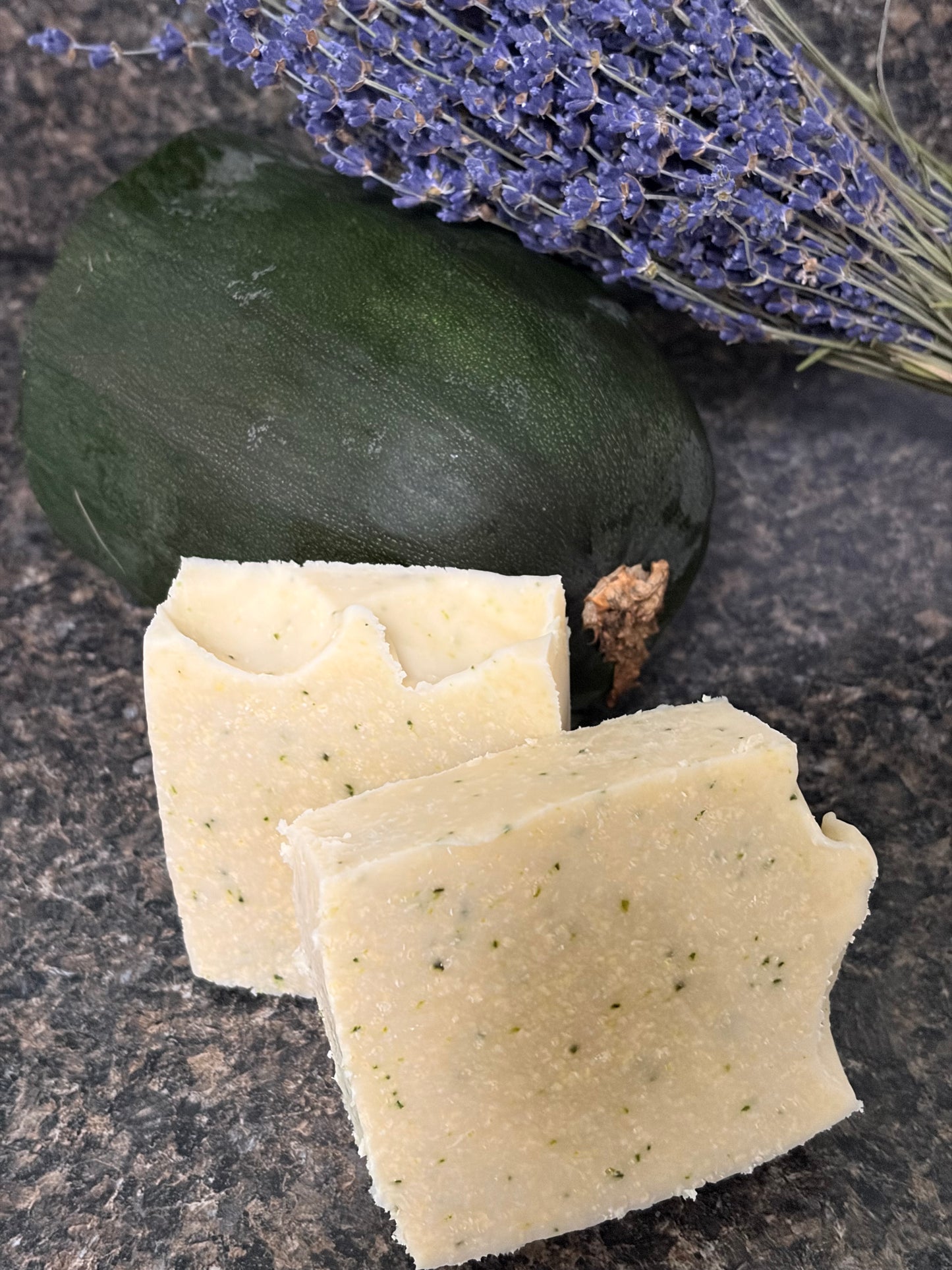 Zucchini Lavender Soap Bar