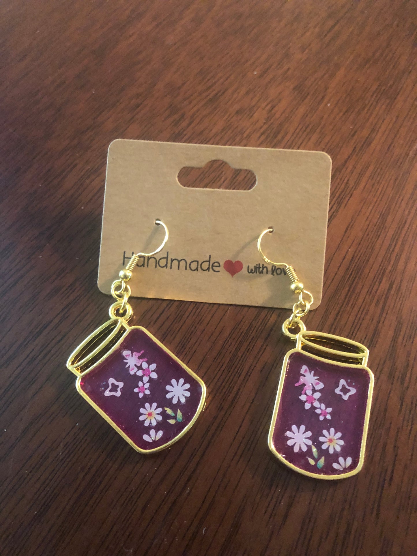 Mason Jar Earrings