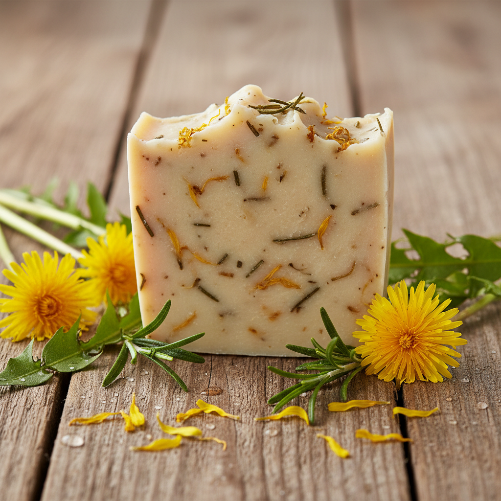 Dandelion Rosemary Soap Bar